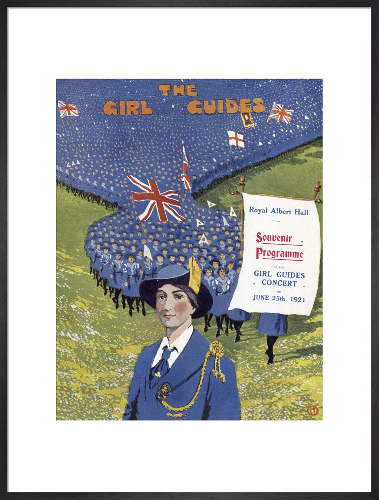 Programme for Grand Choral Concert by the Girl Guides, with a Choir of a Thousand Voices, 25 June 1921 - Royal Albert Hall