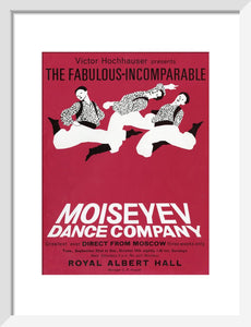 Handbill from Moiseyev Dance Company, 22 September - 10 October 1964 - Royal Albert Hall