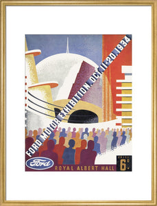 Ford Motor Exhibition Art Print - Royal Albert Hall