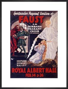 Programme for Gounod's 'Faust', 14-26 February 1938 - Royal Albert Hall