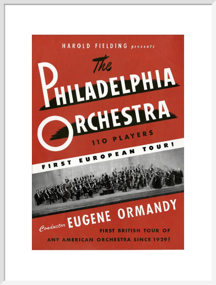 Handbill for Philadelphia Orchestra Concert, 27 May - 10 June 1949 - Royal Albert Hall