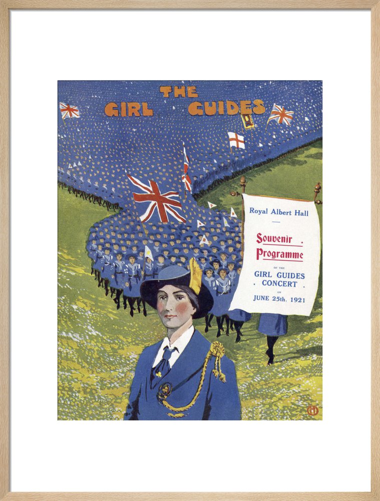 Programme for Grand Choral Concert by the Girl Guides, with a Choir of a Thousand Voices, 25 June 1921 - Royal Albert Hall