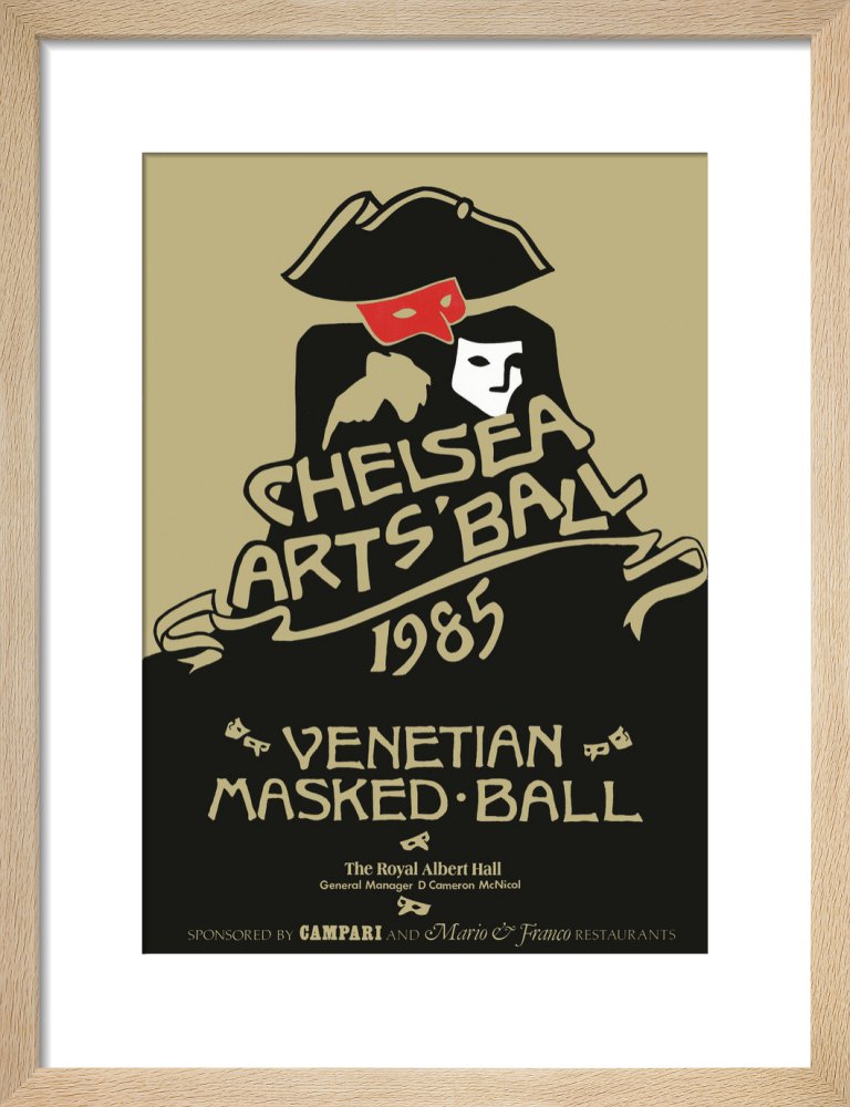 Programme for The Chelsea Arts Club Ball 1985 - Venetian Masked Ball, 11 October 1985 - Royal Albert Hall