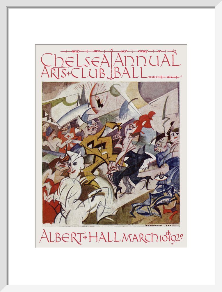 Programme from The Chelsea Arts Club Annual Ball - 'Pre-Historic', 10 March 1920 - Royal Albert Hall