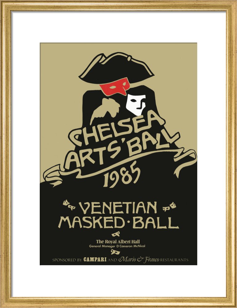 Programme for The Chelsea Arts Club Ball 1985 - Venetian Masked Ball, 11 October 1985 - Royal Albert Hall