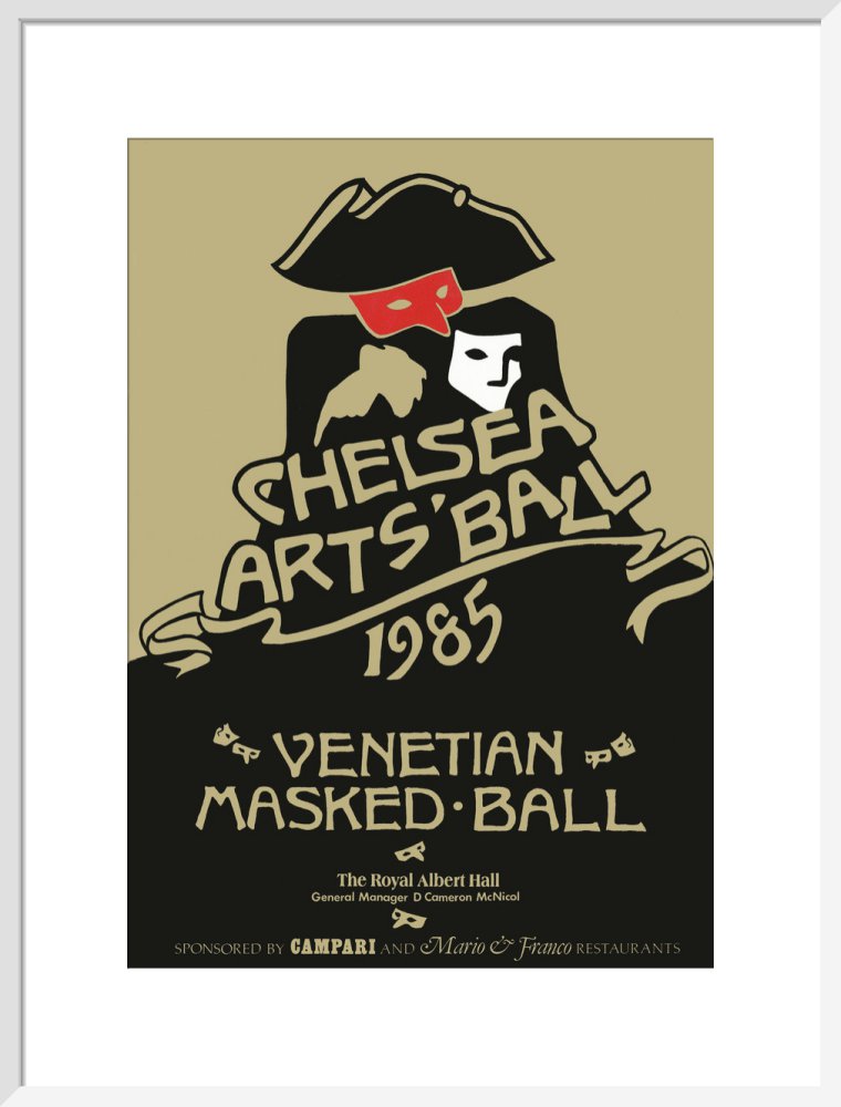 Programme for The Chelsea Arts Club Ball 1985 - Venetian Masked Ball, 11 October 1985 - Royal Albert Hall