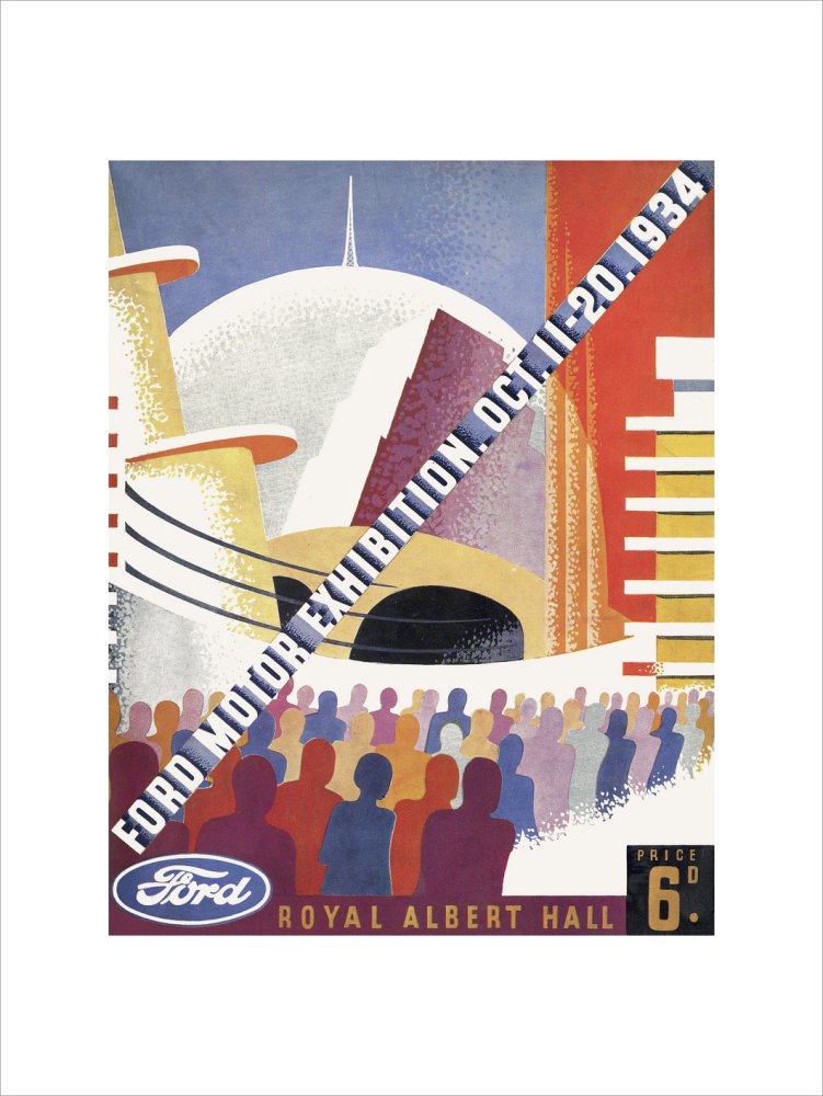 Ford Motor Exhibition Art Print - Royal Albert Hall