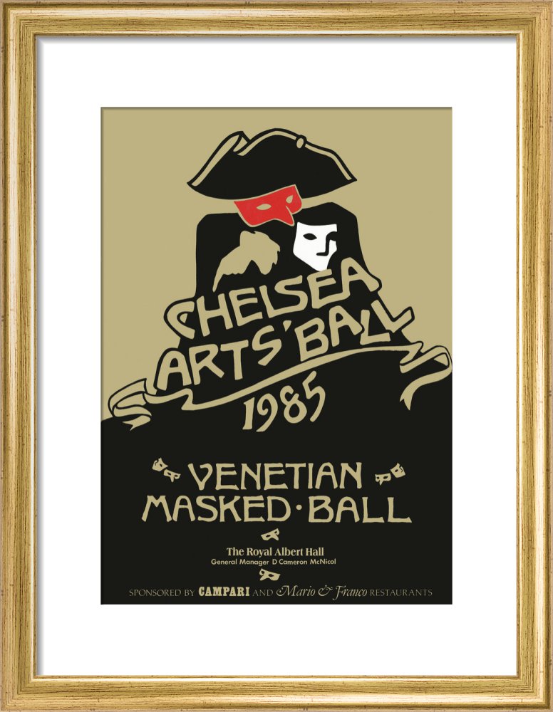 Programme for The Chelsea Arts Club Ball 1985 - Venetian Masked Ball, 11 October 1985 - Royal Albert Hall