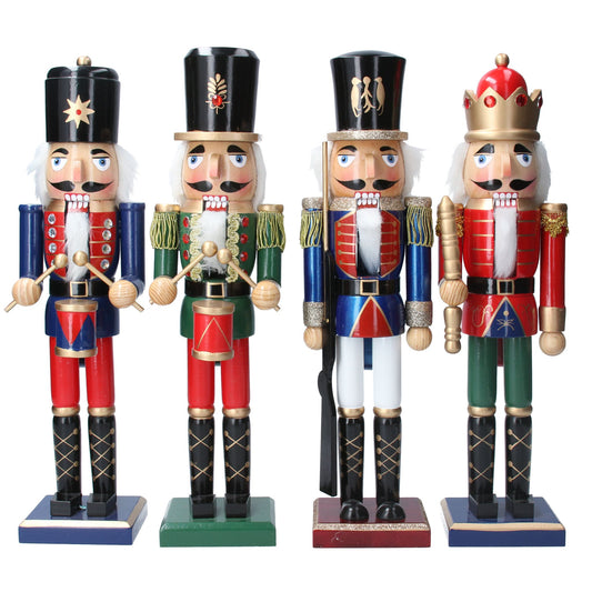 Coloured Wooden Nutcracker