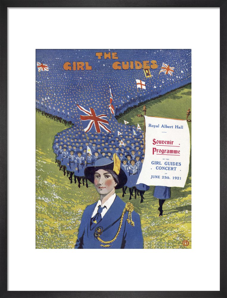 Programme for Grand Choral Concert by the Girl Guides, with a Choir of a Thousand Voices, 25 June 1921 - Royal Albert Hall