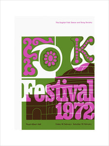 Programme for Folk Festival , 18-19 February 1972 - Royal Albert Hall