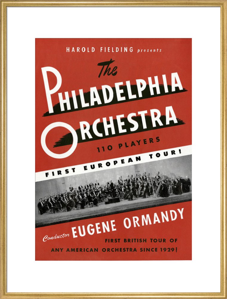 Handbill for Philadelphia Orchestra Concert, 27 May - 10 June 1949 - Royal Albert Hall