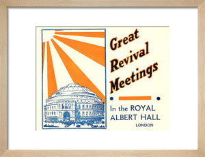 Elim Foursquare Pentecostal Alliance - Great Revival Meetings - Divine Healing, Baptisms and Holy Communion Services, 10 April 1939 - Royal Albert Hall