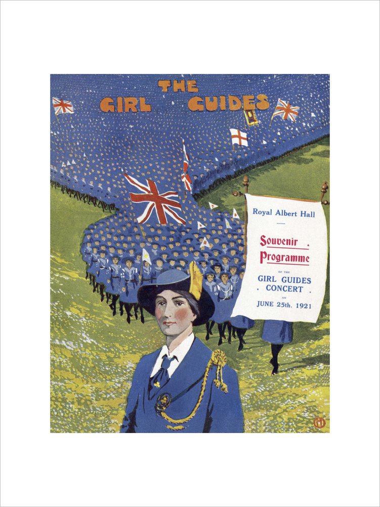 Programme for Grand Choral Concert by the Girl Guides, with a Choir of a Thousand Voices, 25 June 1921 - Royal Albert Hall