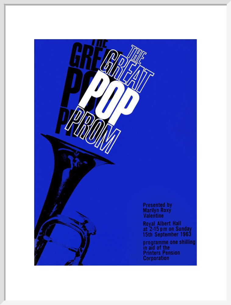 Programme for The Great Pop Prom in aid of The Printers Pension Corporation, 15 September 1963 - Royal Albert Hall