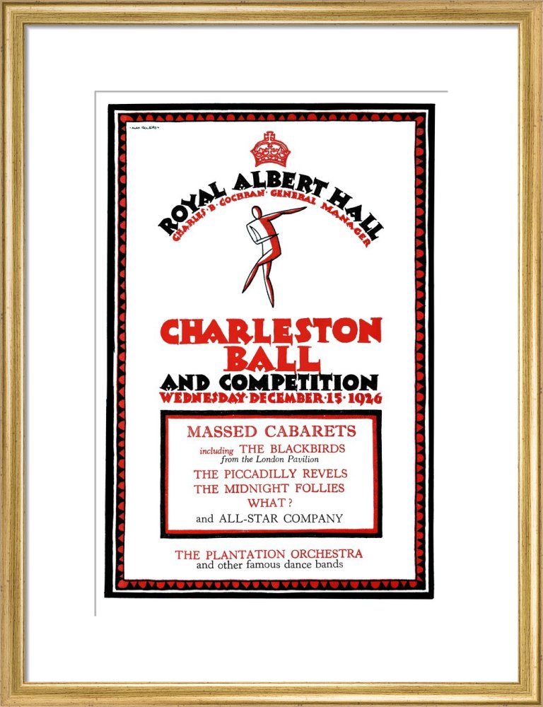 Programme for Charleston Ball and Competition, 15 December 1926 - Royal Albert Hall