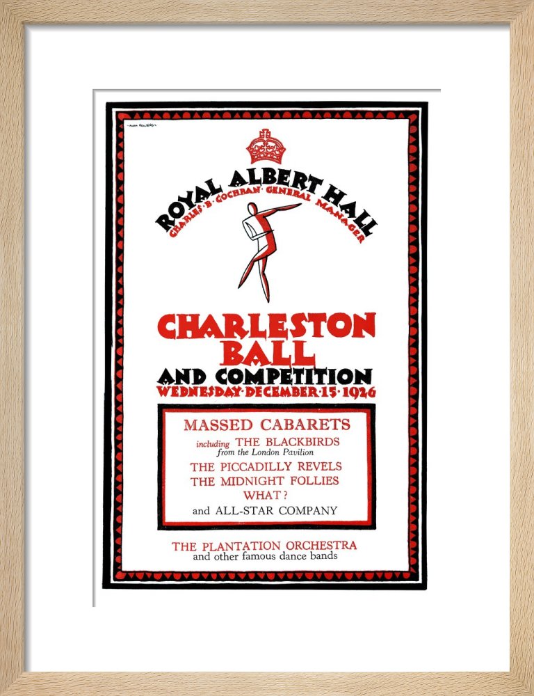 Programme for Charleston Ball and Competition, 15 December 1926 - Royal Albert Hall