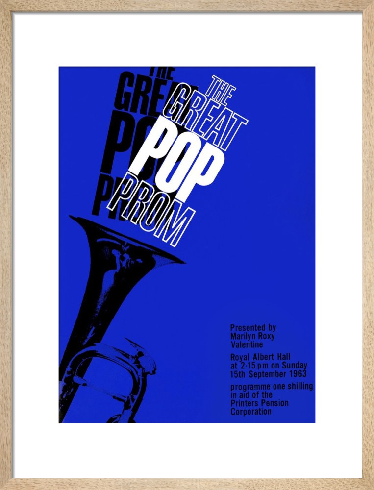 Programme for The Great Pop Prom in aid of The Printers Pension Corporation, 15 September 1963 - Royal Albert Hall