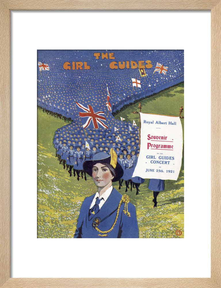 Programme for Grand Choral Concert by the Girl Guides, with a Choir of a Thousand Voices, 25 June 1921 - Royal Albert Hall