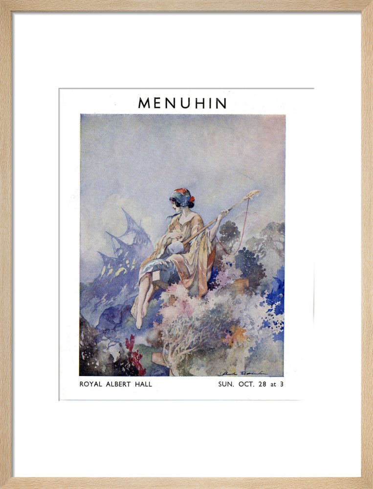 Programme for Yehudi Menuhin Concert, 28 October 1934 - Royal Albert Hall