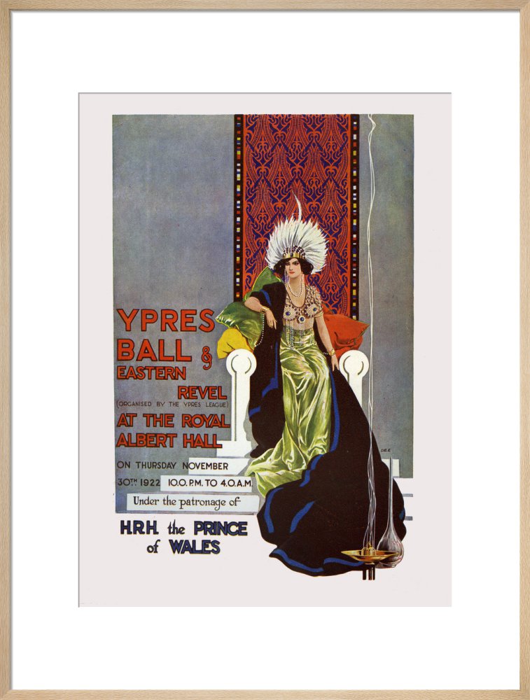 Programme from The Ypres Ball and Eastern Revel, in aid of The Funds of the Ypres League and British Legion, 30 November 1922 - Royal Albert Hall