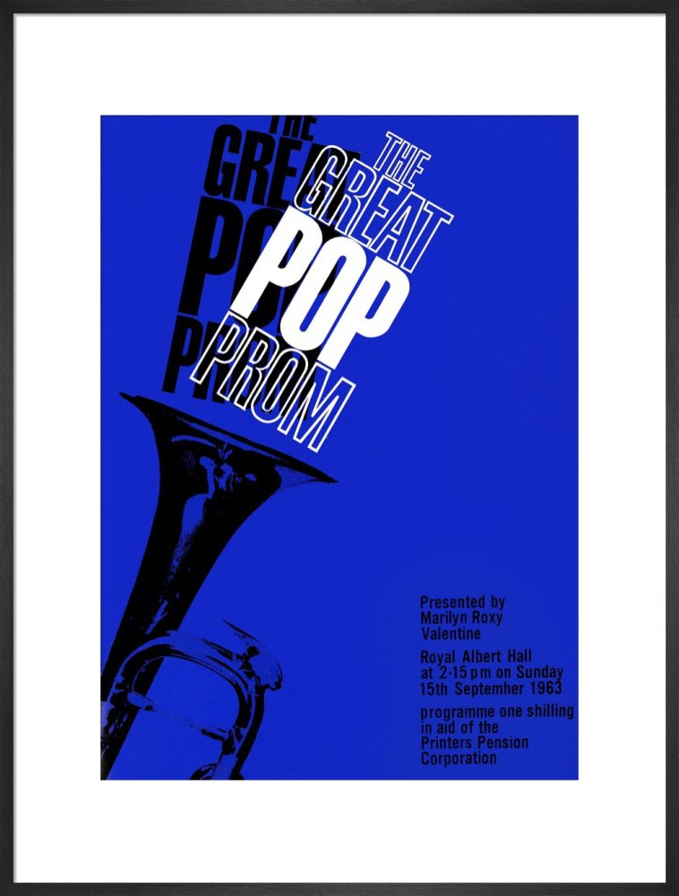 Programme for The Great Pop Prom in aid of The Printers Pension Corporation, 15 September 1963 - Royal Albert Hall