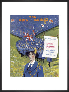 Programme for Grand Choral Concert by the Girl Guides, with a Choir of a Thousand Voices, 25 June 1921 - Royal Albert Hall