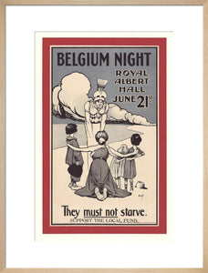 Belgian Independence Day Concert, in aid of Various Belgian Charity Funds, 21 June 1916 - Royal Albert Hall