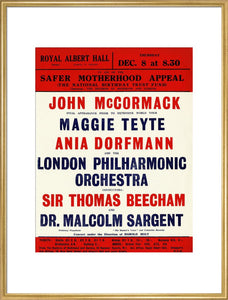 Handbill for a Grand Concert, in aid of the Safer Motherhood Appeal (The National Birthday Trust Fund), 8 December 1932 - Royal Albert Hall