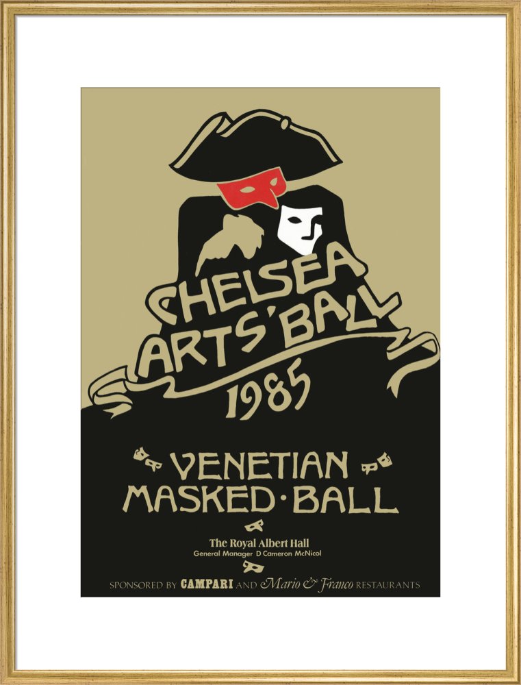 Programme for The Chelsea Arts Club Ball 1985 - Venetian Masked Ball, 11 October 1985 - Royal Albert Hall