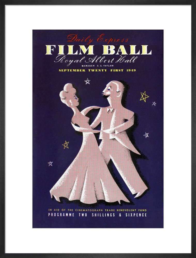 Programme for The Daily Express Film Ball, in aid of The Cinematograph Trade Benevolent Fund, 21 September 1949 - Royal Albert Hall