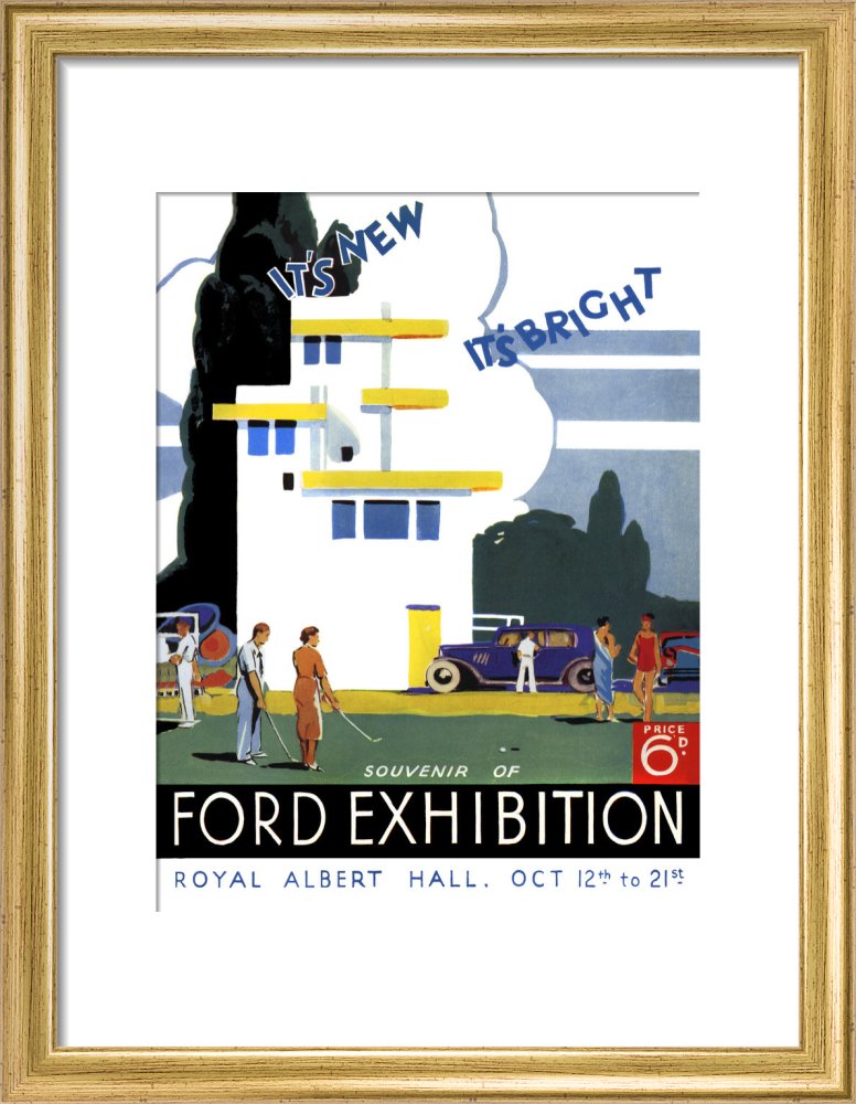 Programme for Ford Motor Exhibition, 12-21 October 1933 - Royal Albert Hall