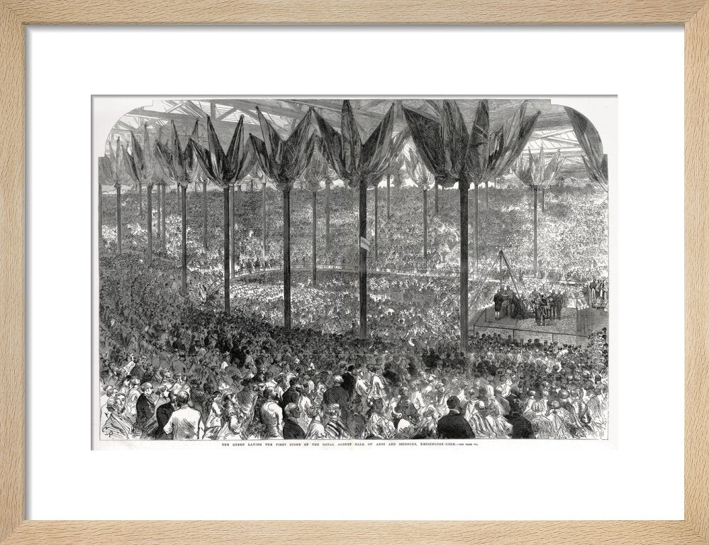 Queen Victoria laying the Hall's Foundation Stone - Royal Albert Hall