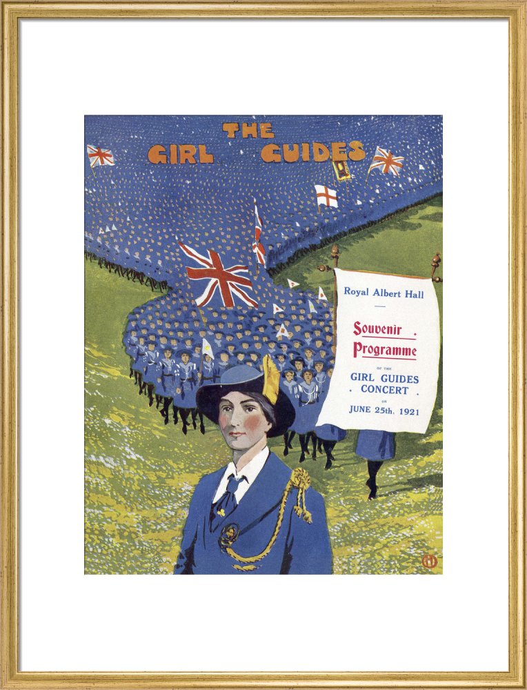 Programme for Grand Choral Concert by the Girl Guides, with a Choir of a Thousand Voices, 25 June 1921 - Royal Albert Hall