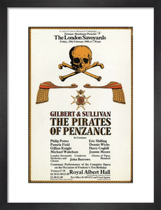 Handbill from The London Savoyards - Gilbert & Sullivan's 'The Pirates of Penzance', 29 February 1980 - Royal Albert Hall