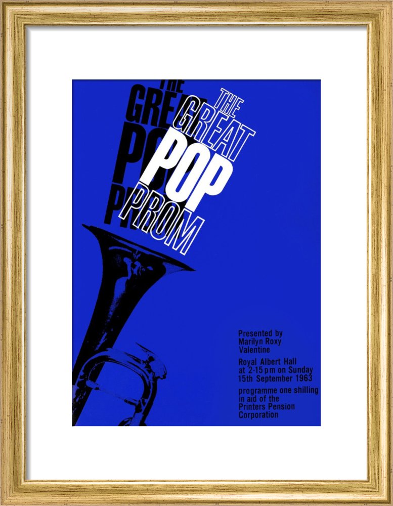 Programme for The Great Pop Prom in aid of The Printers Pension Corporation, 15 September 1963 - Royal Albert Hall