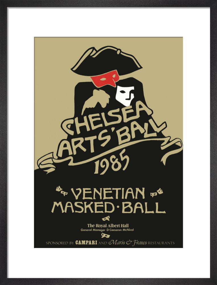 Programme for The Chelsea Arts Club Ball 1985 - Venetian Masked Ball, 11 October 1985 - Royal Albert Hall