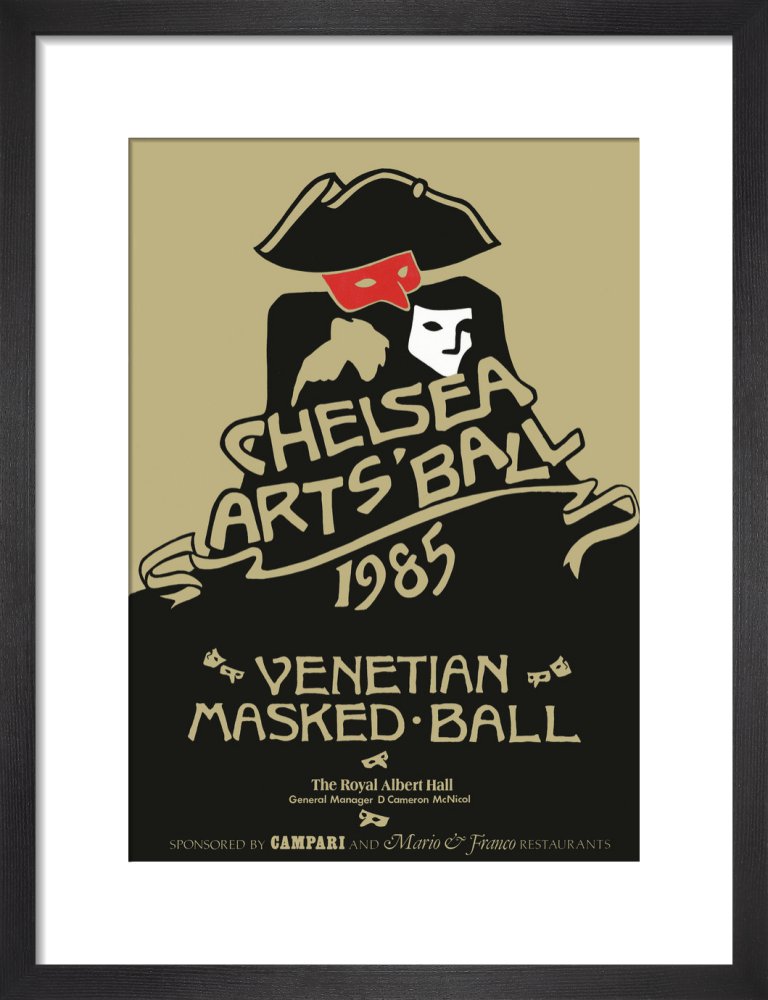 Programme for The Chelsea Arts Club Ball 1985 - Venetian Masked Ball, 11 October 1985 - Royal Albert Hall