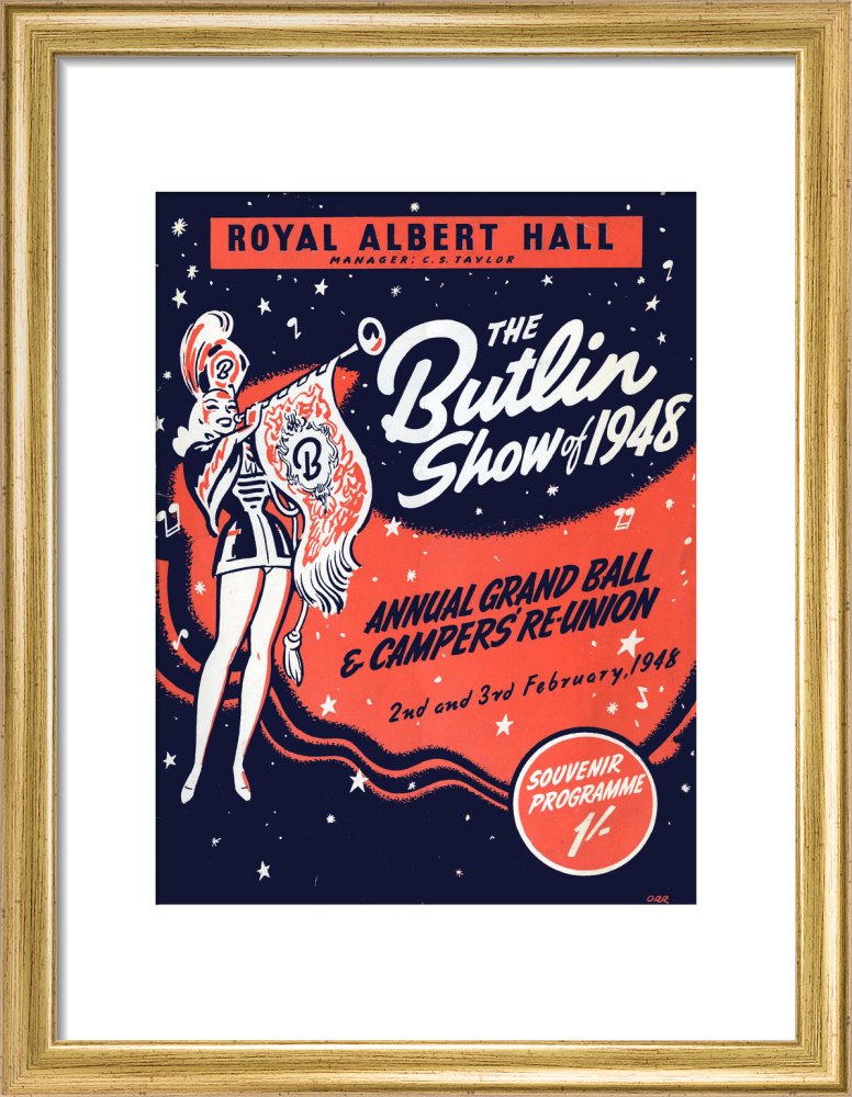 Programme for Butlin's Show of 1948 - Annual Grand Ball and Campers' Re-Union, 2-3 February 1948 - Royal Albert Hall