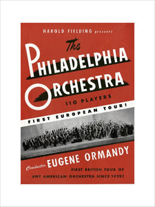 Handbill for Philadelphia Orchestra Concert, 27 May - 10 June 1949 - Royal Albert Hall