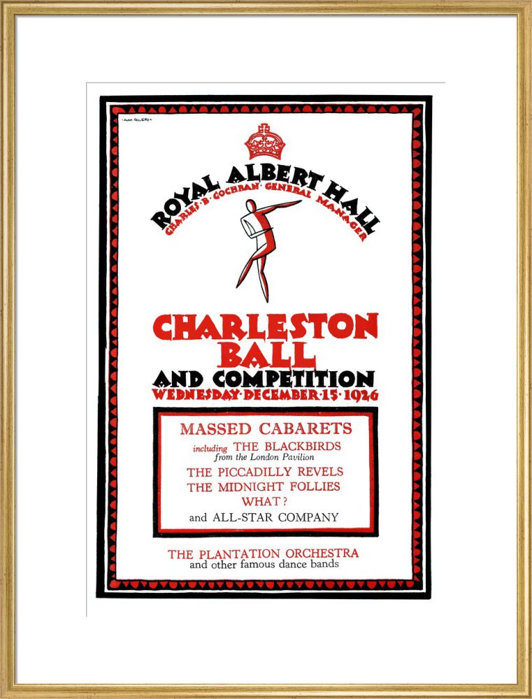 Programme for Charleston Ball and Competition, 15 December 1926 - Royal Albert Hall