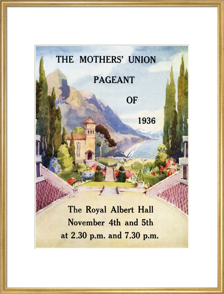 Programme for Mothers' Union Pageant of 1936, 4-5 November 1936 - Royal Albert Hall