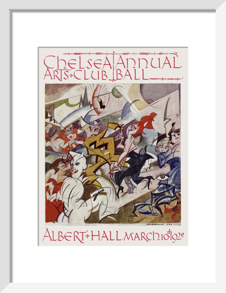 Programme from The Chelsea Arts Club Annual Ball - 'Pre-Historic', 10 March 1920 - Royal Albert Hall