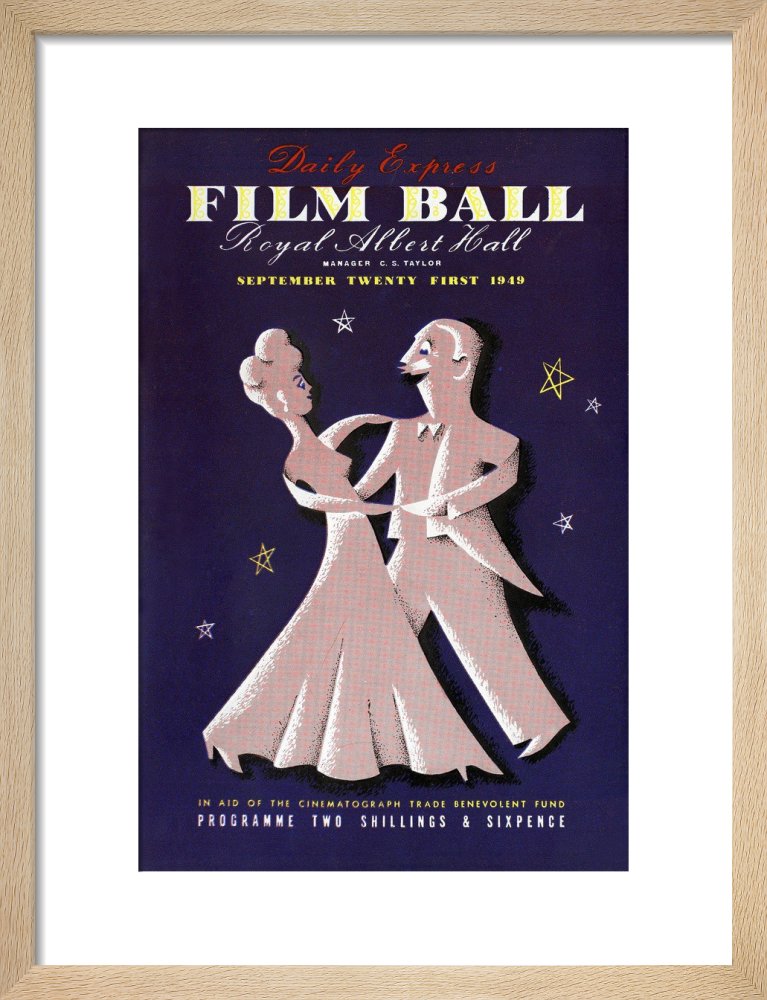 Programme for The Daily Express Film Ball, in aid of The Cinematograph Trade Benevolent Fund, 21 September 1949 - Royal Albert Hall