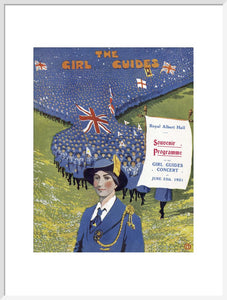 Programme for Grand Choral Concert by the Girl Guides, with a Choir of a Thousand Voices, 25 June 1921 - Royal Albert Hall