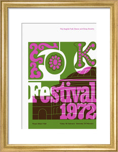 Programme for Folk Festival , 18-19 February 1972 - Royal Albert Hall