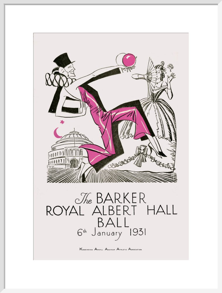 Programme for The Barker Royal Albert Hall Ball, 6 January 1931 - Royal Albert Hall