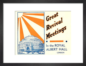 Elim Foursquare Pentecostal Alliance - Great Revival Meetings - Divine Healing, Baptisms and Holy Communion Services, 10 April 1939 - Royal Albert Hall