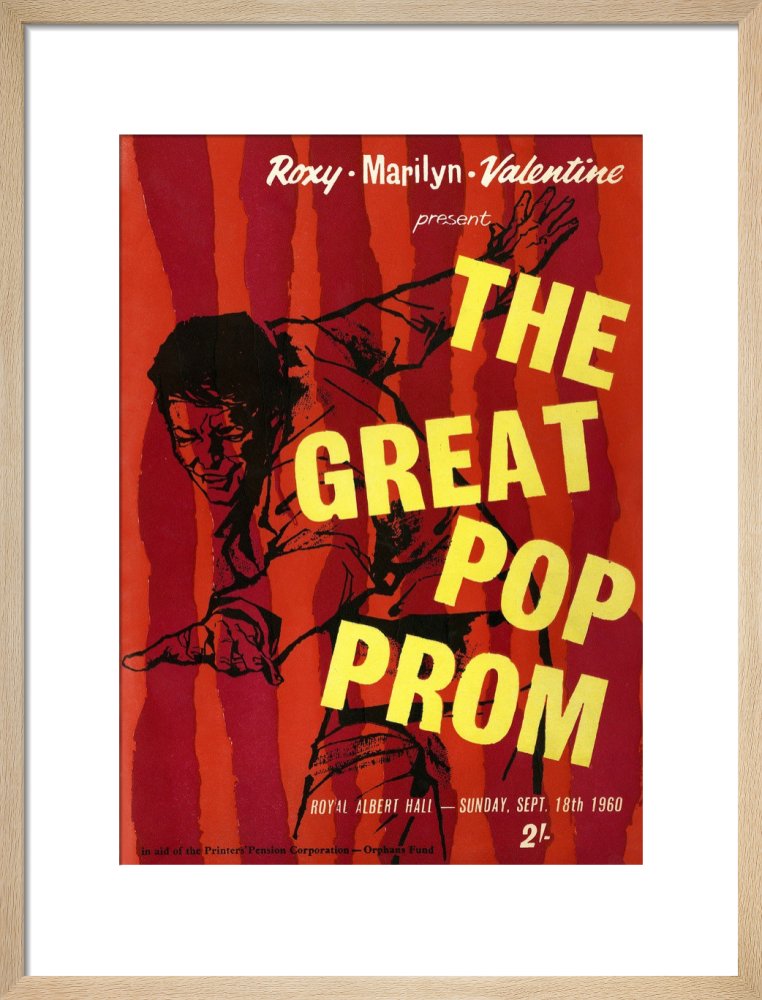 Programme for The Great Pop Prom in aid of The Printers' Pension Corporation-Orphans Fund, 18 September 1960 - Royal Albert Hall