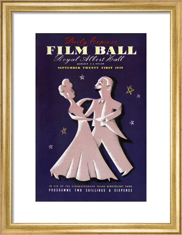 Programme for The Daily Express Film Ball, in aid of The Cinematograph Trade Benevolent Fund, 21 September 1949 - Royal Albert Hall